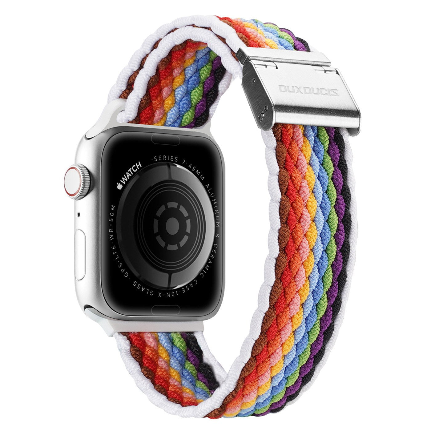 DUX DUCIS For Apple Watch Ultra 2 49mm Series 9 45mm SE (2023) 44mm Ultra 49mm 8 7 45mm 6 5 4 SE (2022) SE 44mm 3 2 1 42mm Watch Band Replacement Braided Nylon Elastic Wrist Strap DUX DUCIS For Apple Watch Ultra 2 49mm Series 9 45mm SE (2023) 44mm Ultra 49mm 8 7 45mm 6 5 4 SE (2022) SE 44mm 3 2 1 42mm Watch Band Replacement Braided Nylon Elastic Wrist Strap